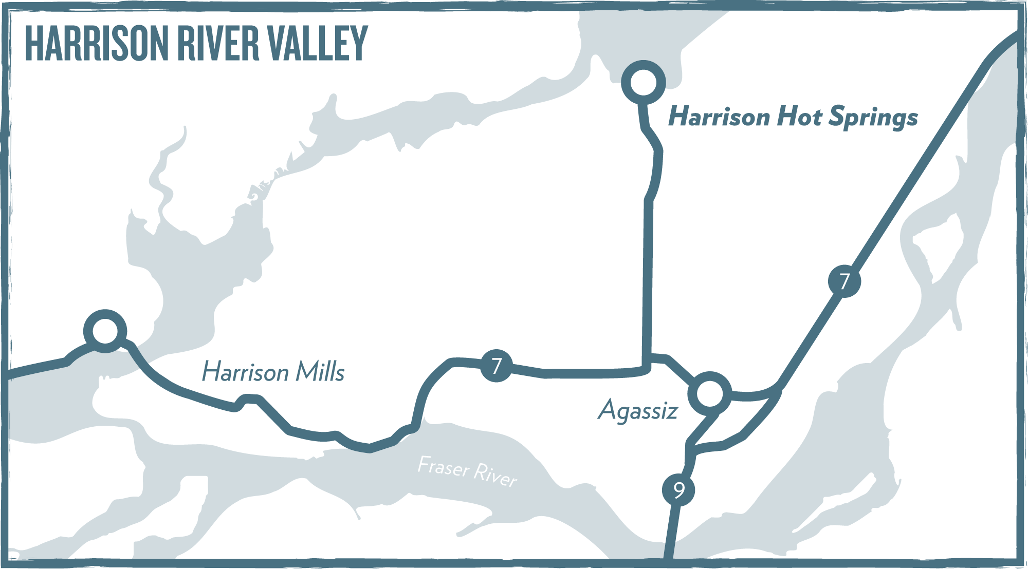 Map of Harrison Hot Springs